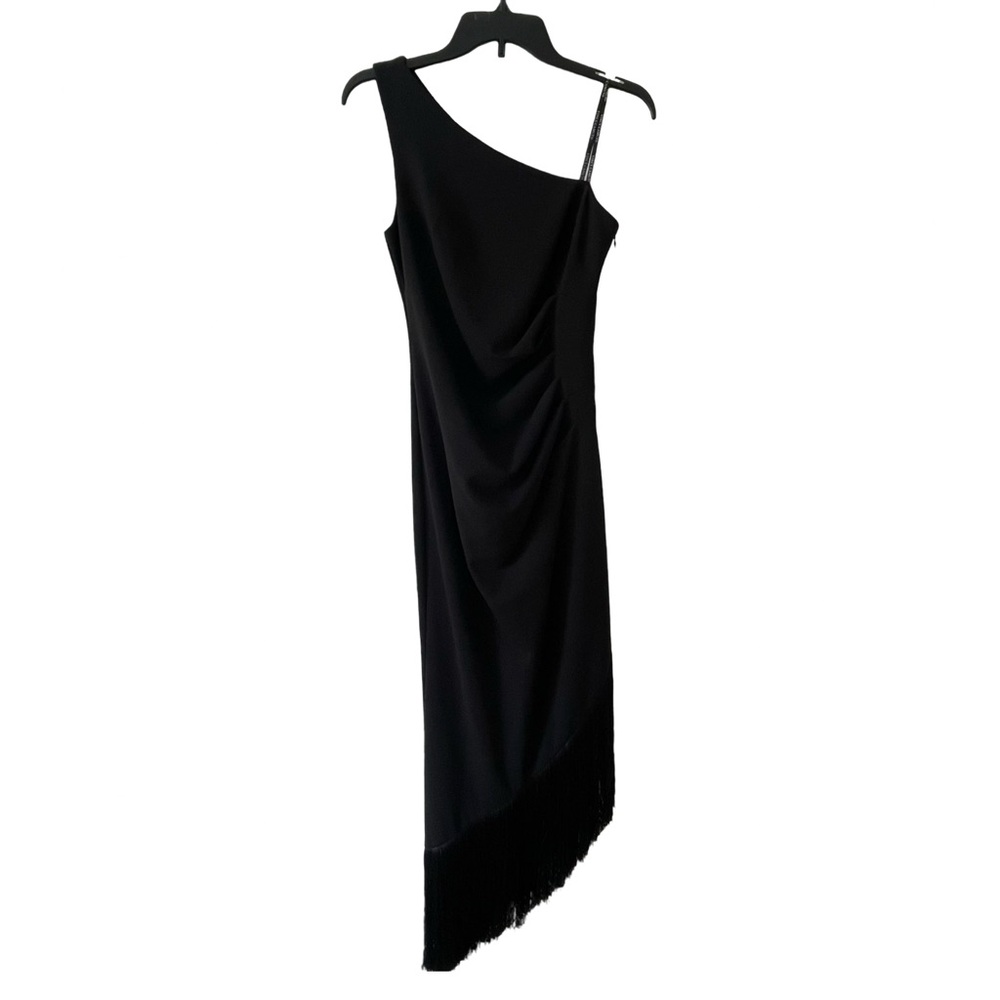 One Shoulder Rouched Midi Dress NWOT